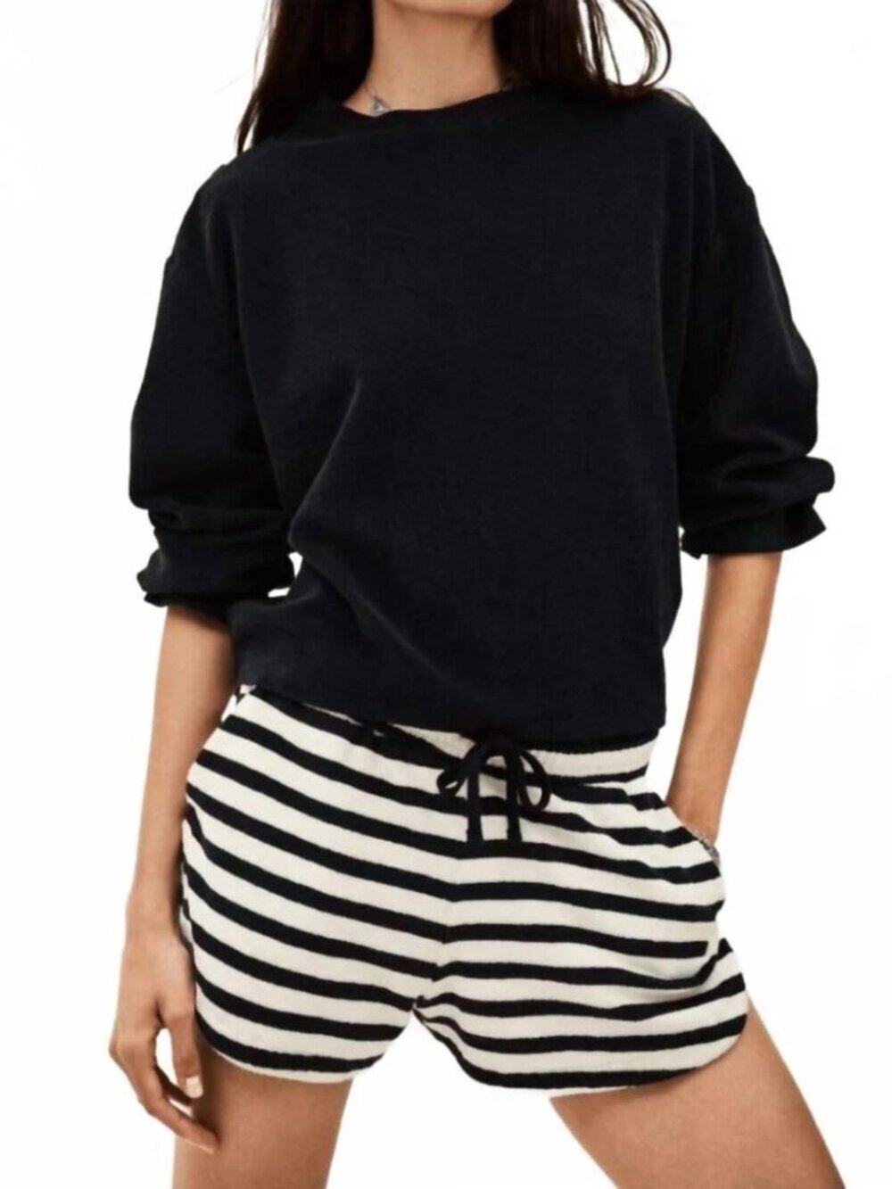 Ba&sh + Suzie Kondi Finn Striped Shorts XL